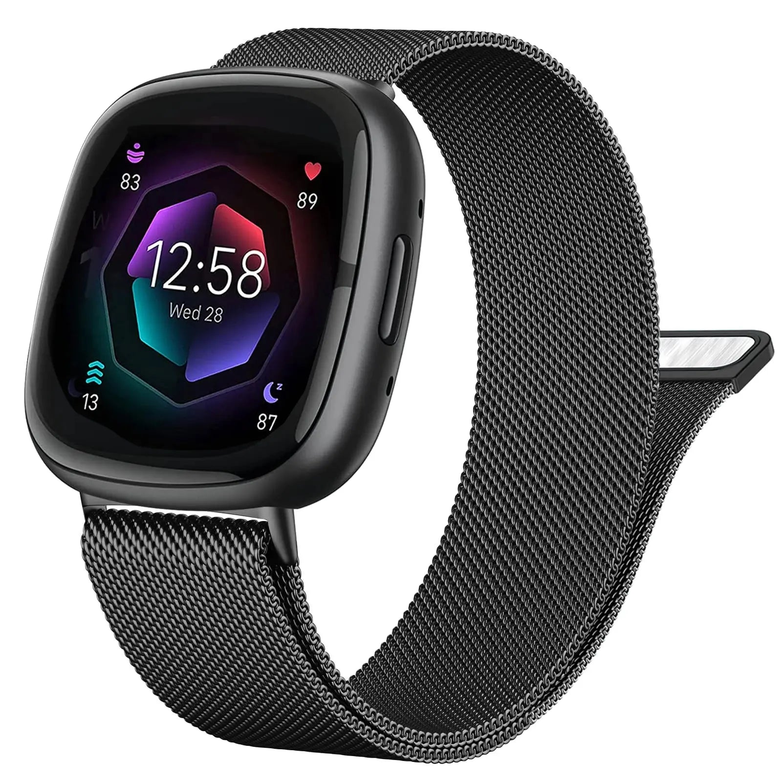 MagnetMesh Steel Mesh Band for Fitbit Versa Series - Pinnacle Luxuries