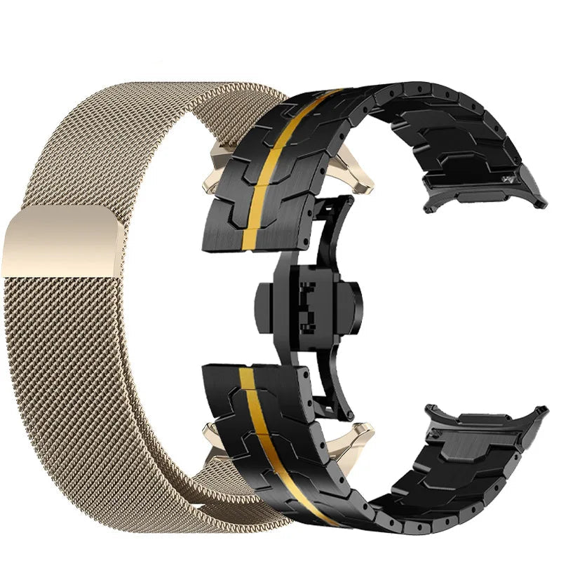 Titanium DuoFlex Band Set – The Ultimate 2-in-1 Upgrade for Samsung Galaxy Watch Ultra 47mm