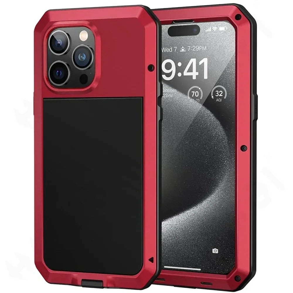 MaxGuard Heavy Duty Armor Case with Built-in Screen Protector for iPhone 16