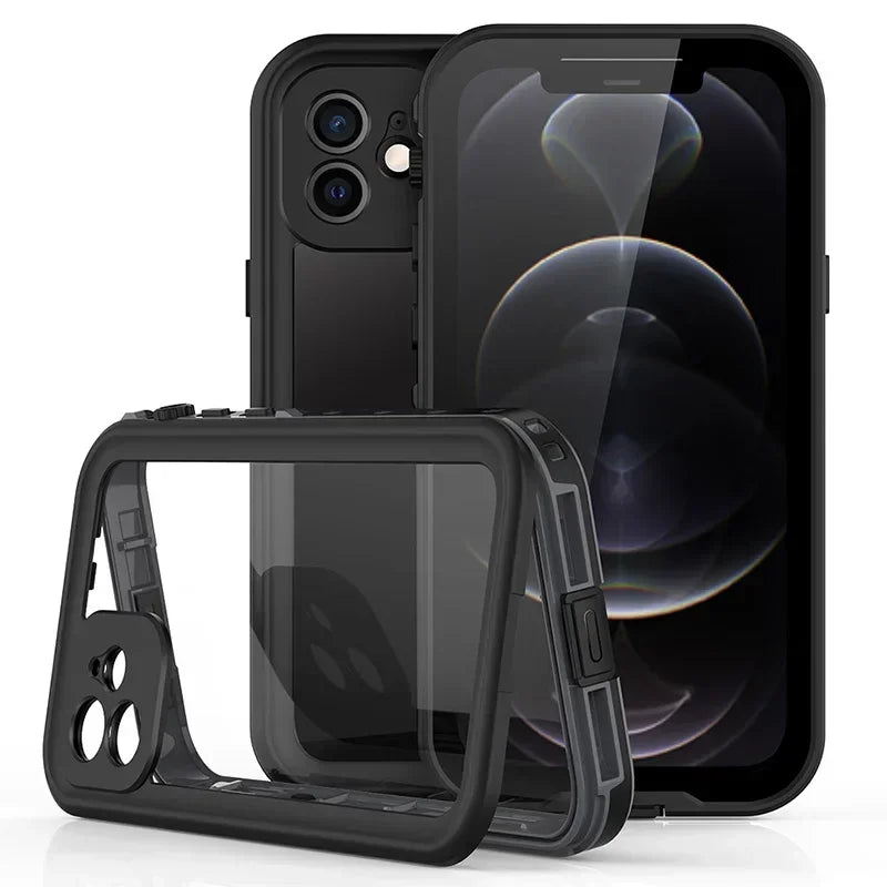 UltraShield IP68 Waterproof Shockproof Case for iPhone 16 – Maximum Protection for Your Device (Available for iPhone 12-15)