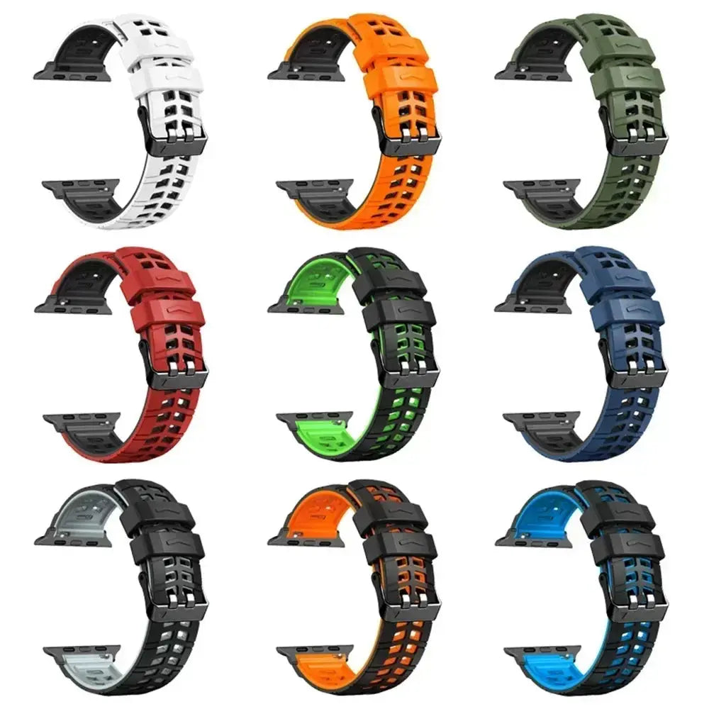 Smartwatch Bands Strap Belt For Apple Watch Band 44mm 42mm 45mm 49mm Silicone Watchband Bracelet IWatch Serie Ultra 4 5 SE 6 7 8 Pinnacle Luxuries