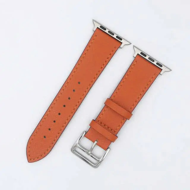 Vintage Genuine Leather Band For Apple Watch Series 7 41mm 45mm - Pinnacle Luxuries